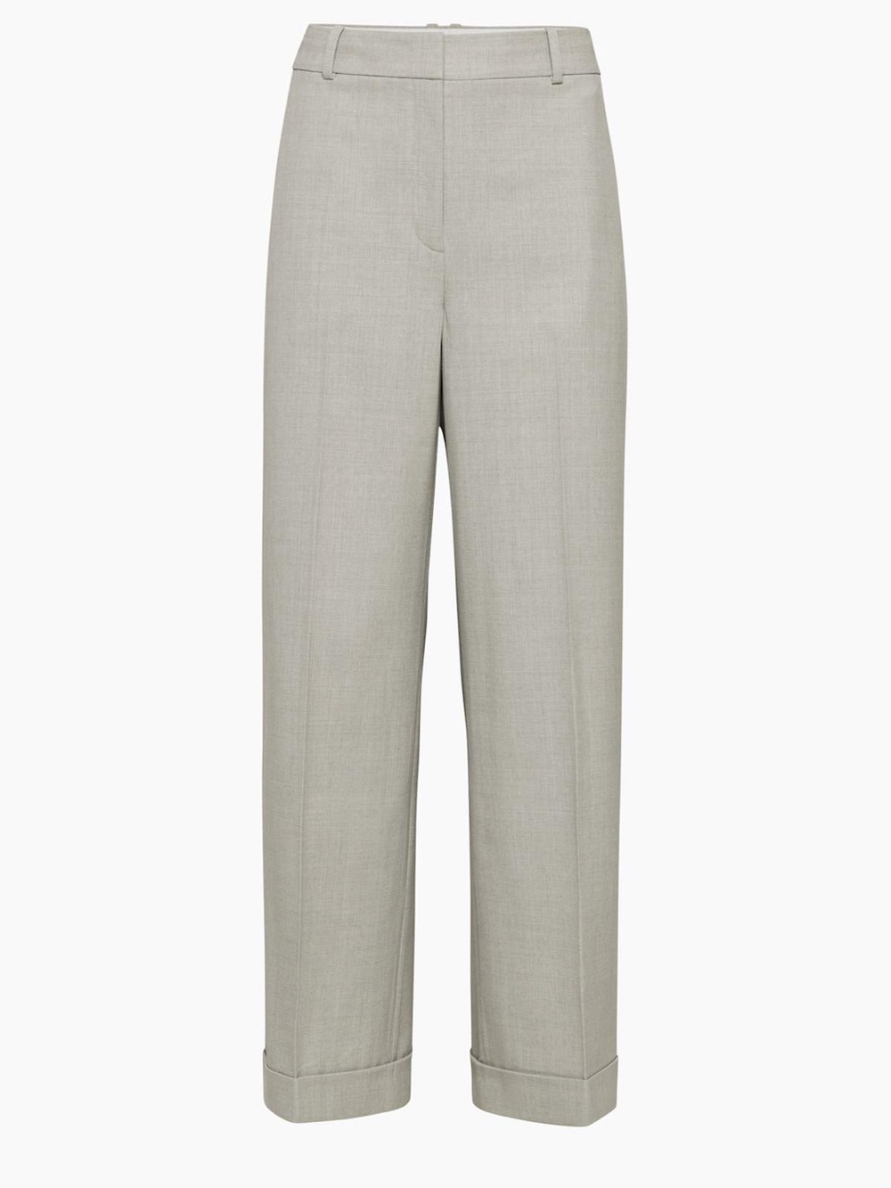 Aritzia Babaton Infinity Pant Wool twill wide-leg trousers w/cuffs Size 00 NWT